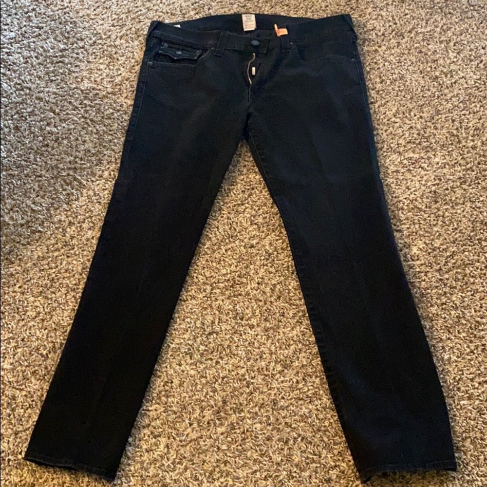 True Religion Jeans-Black Size 40